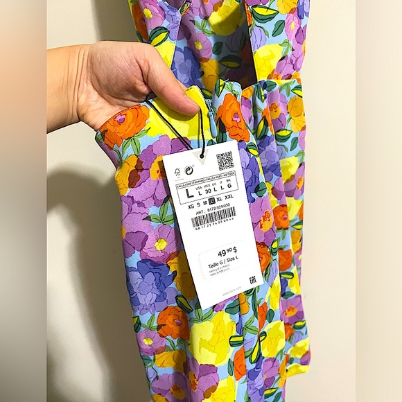 ZARA FLORAL ROMPER - Picture 7 of 7